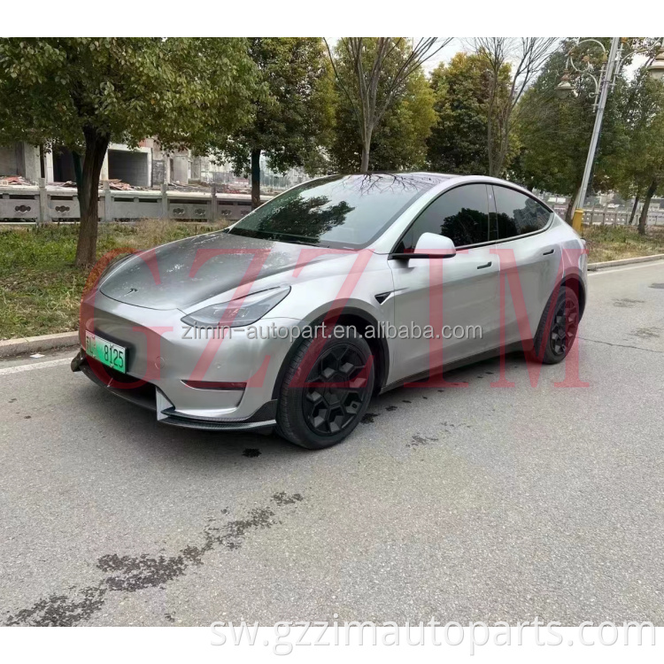 Car Front Bumper Lip Splitters Spoiler for Tesla Model 3  Model Y